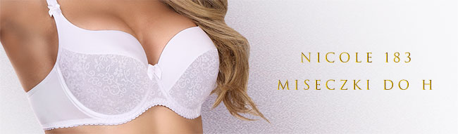 Biustonosz Nicole 183 Biały Malinez
