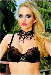 Bra La Bella 104. Black-brown