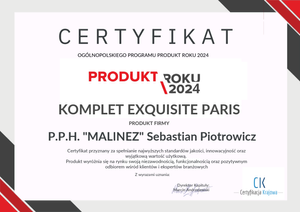 Komplet Exquisite Paris, kremowy